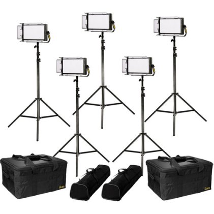 ikan Lyra Bi-Color 5-Point LED Soft Panel Light Kit with 5x LB5 ...