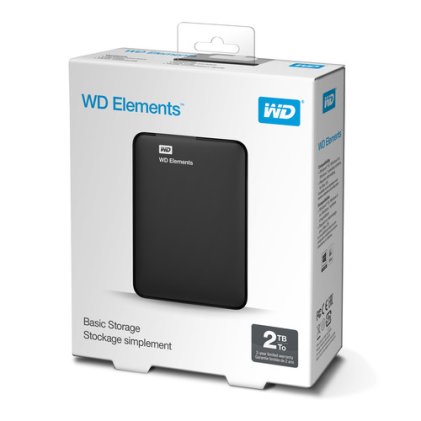 WD 2TB Elements Portable USB 3.0 External Hard Drive - Drives