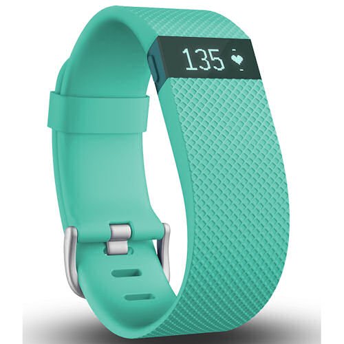 Fitbit Charge HR Activity, Heart Rate + Sleep Wristband (Large, Teal ...