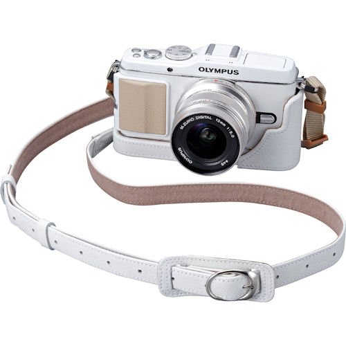 Custodia OLYMPUS CS-45B LBR Marrone Per PEN E-PL7, E-PL8, E-PL9 – Nuova Dal Giappone - Foto 5