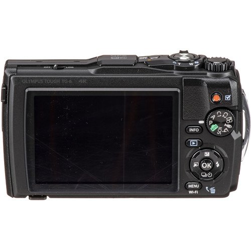 Olympus Tough TG-6 Digital Camera (Black) (Free Lexar 64GB Memory