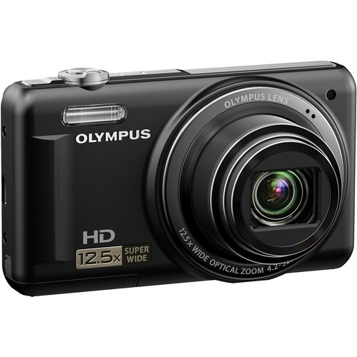 Olympus VR-320 Digital Camera (Black) (Free 8GB Memory Card + Case