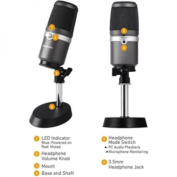 Avermedia AM310 USB microphone - Microphone & Accessories - ShaShinKi