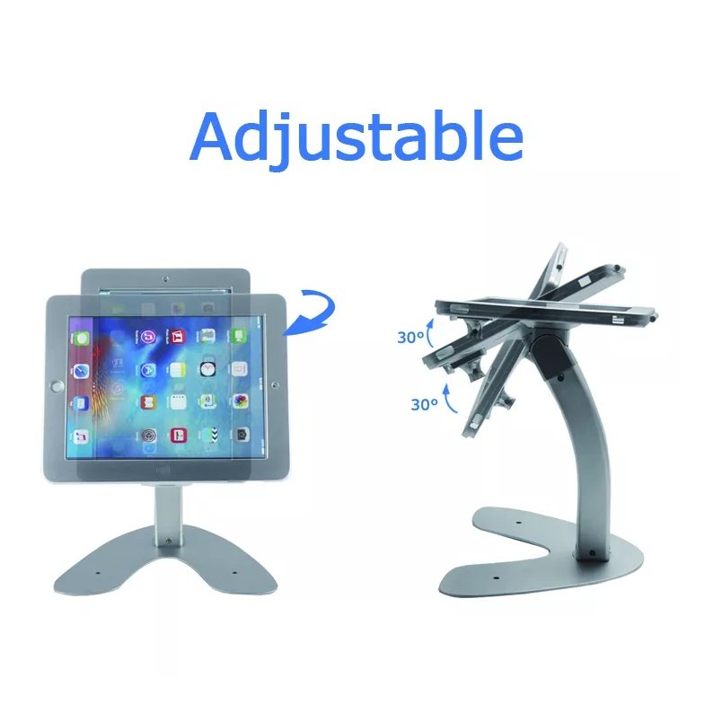 Ducame 360 Degree Rotatable Anti-Theft Tablet Stand + Keys For Security ...