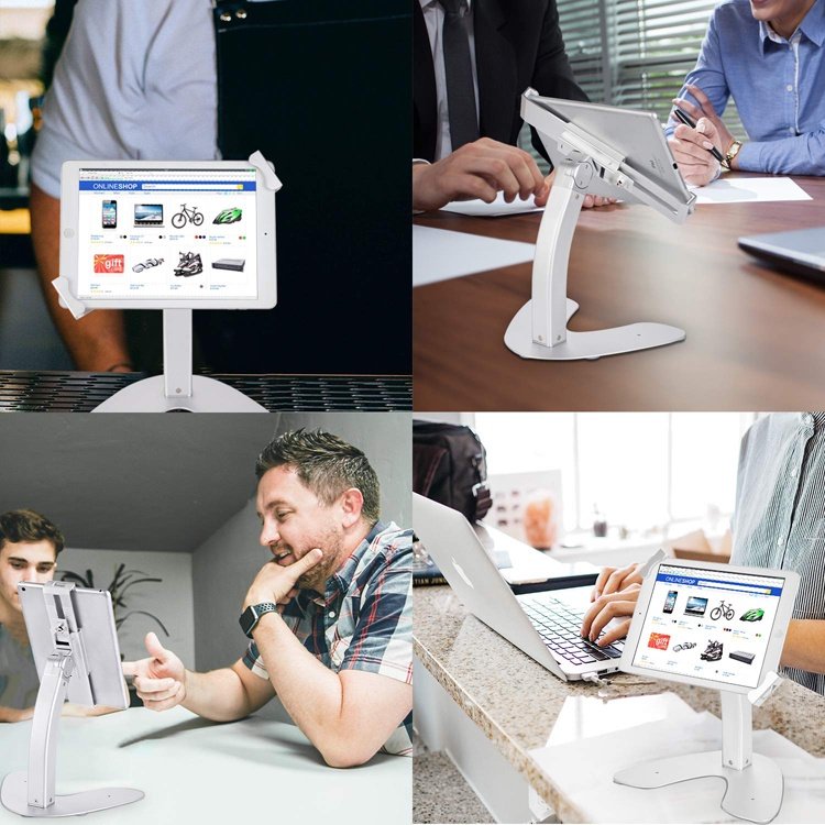 Rotating Securing Tabs Ducame 360 Degree Rotatable Anti-Theft Tablet Stand + Keys For Security ...