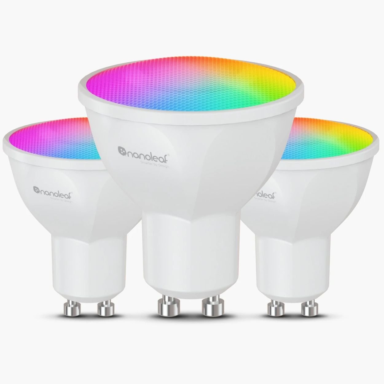 Nanoleaf Matter Thread GU10 Smart Bulbs (3 Pack) - Video Lighting ...
