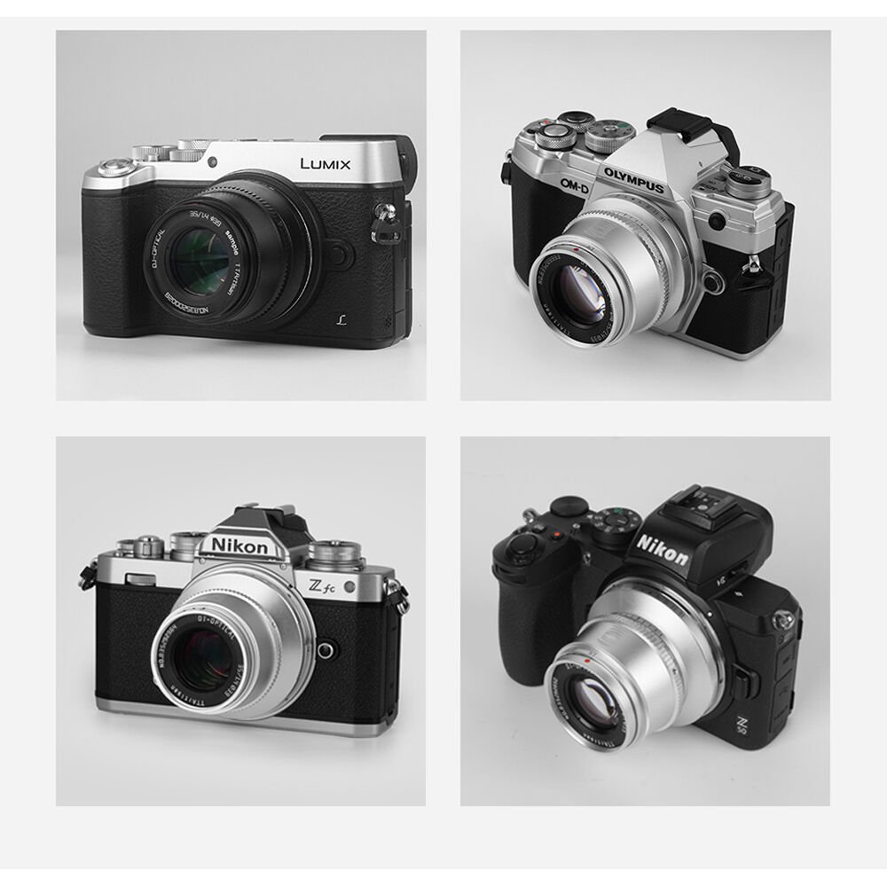 TTArtisan 35mm f/1.4 Lens for Nikon Z (Silver) - Mirrorless Lenses