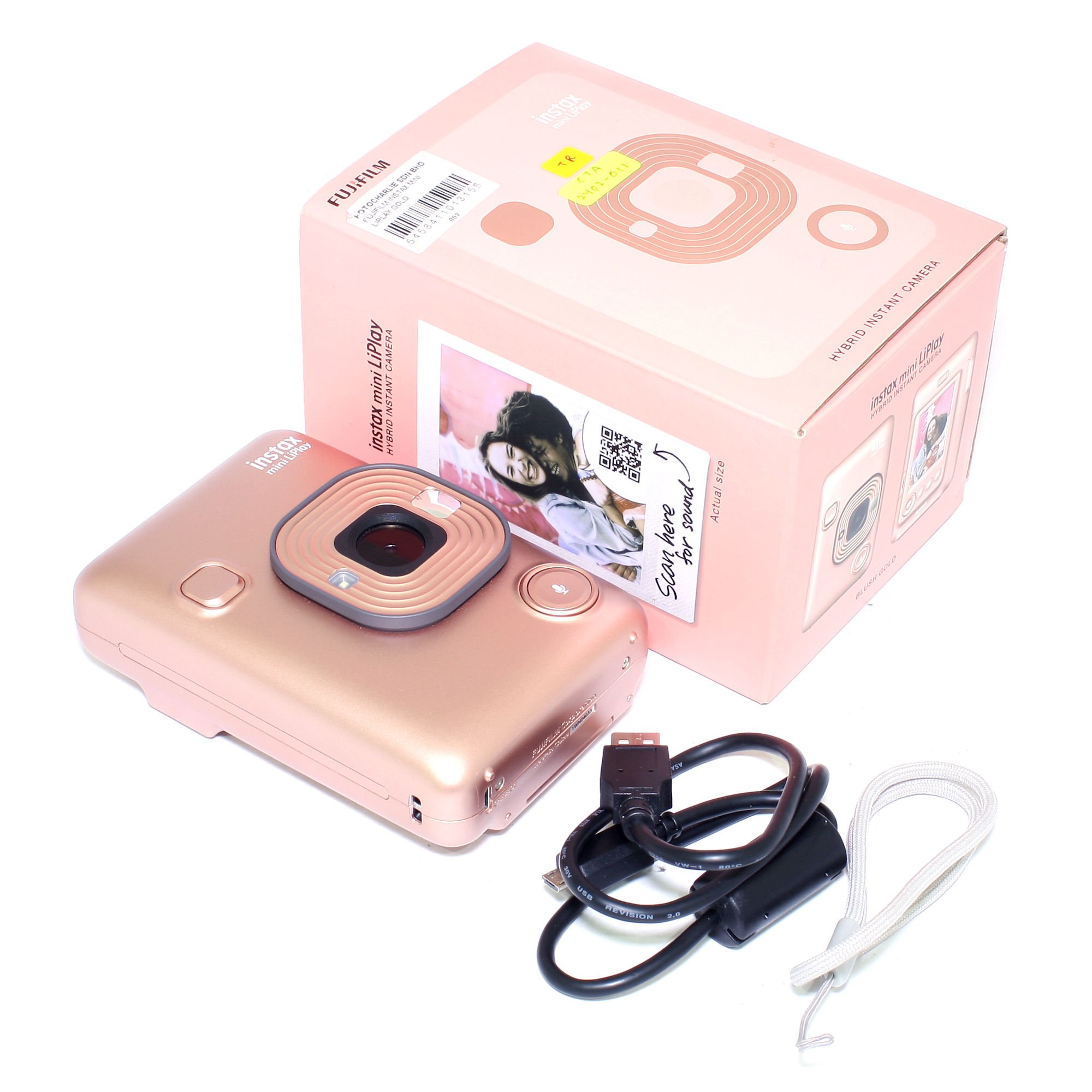 Instax Mini Liplay Fujifilm Hybrid Instant Camera Blush Gold Instax Mini Liplay Fujifilm Hybrid Instant Camera Blush Gold