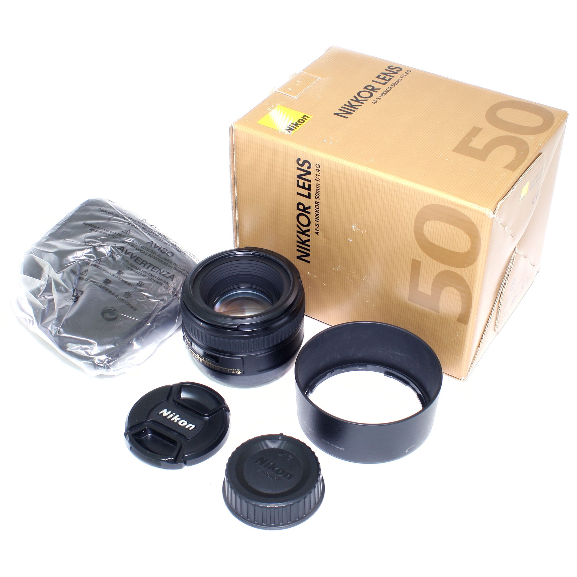 Objectif Nikon AF-S Nikkor 50mm F/1.4G | Pour Reflex | Ouverture F/1.4 | Moteur Silent Wave