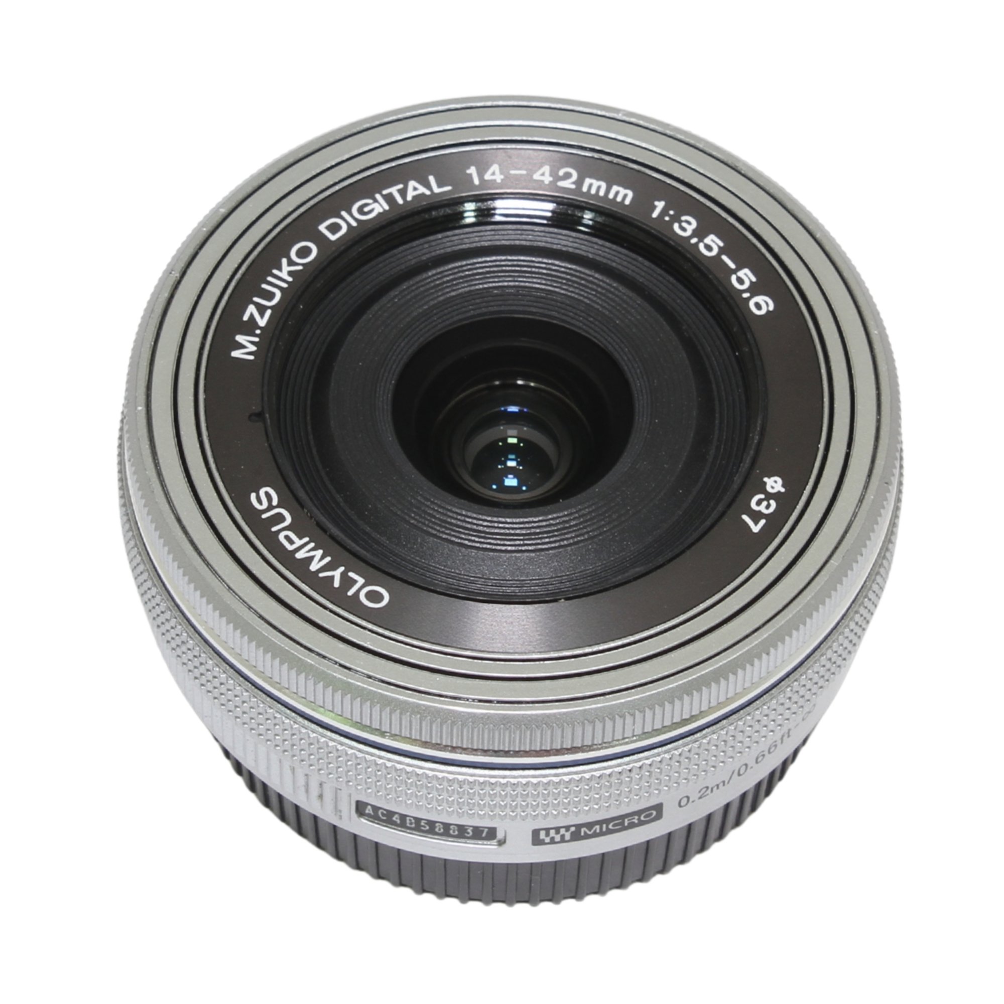 USED] Olympus M.Zuiko Digital ED 14-42mm f/3.5-5.6 EZ Lens (Silver