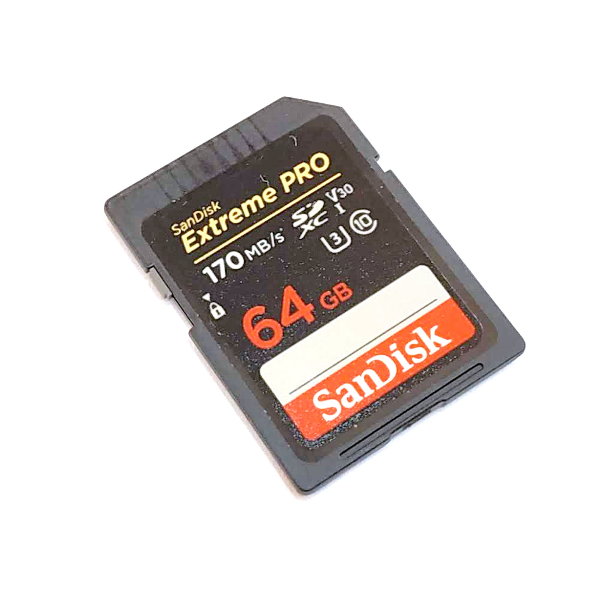 [USED] SanDisk 64GB Extreme PRO UHS-I SDXC Memory Card (170MB/s ...