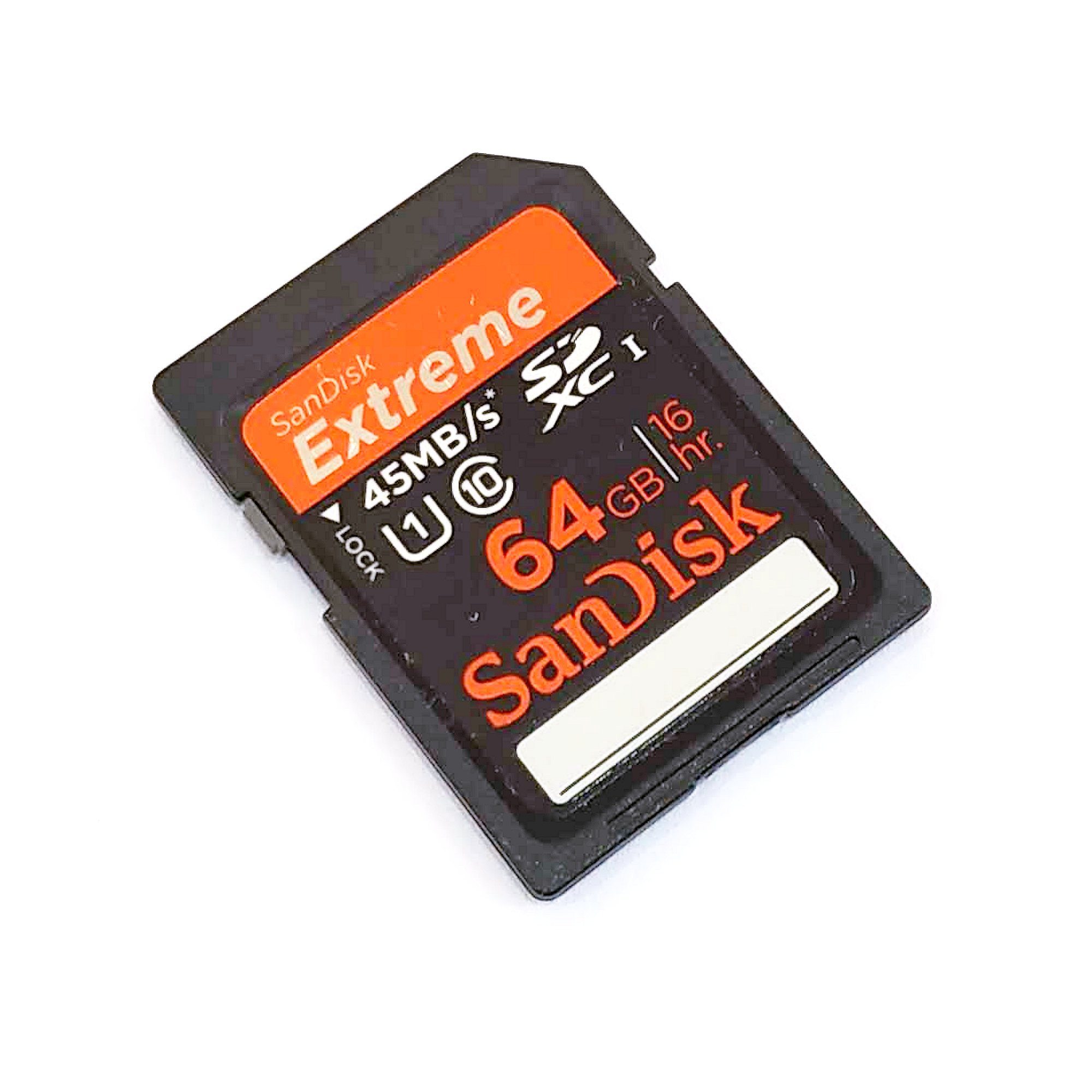 [USED] SanDisk Extreme 64GB SDXC Memory Card (Class 10 - 45MB/s Version ...