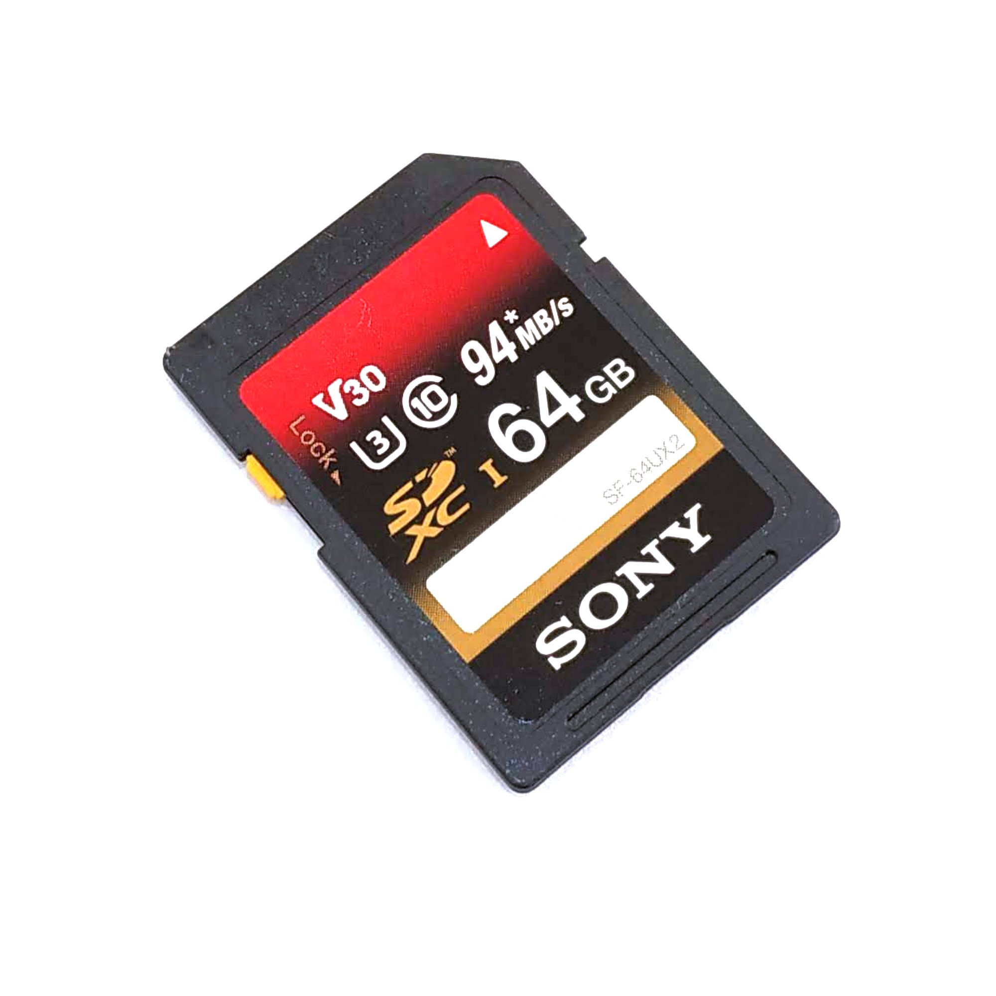 [USED] Sony 64GB High Speed UHS-I SDXC U3 Memory Card (Class 10) (94MB ...