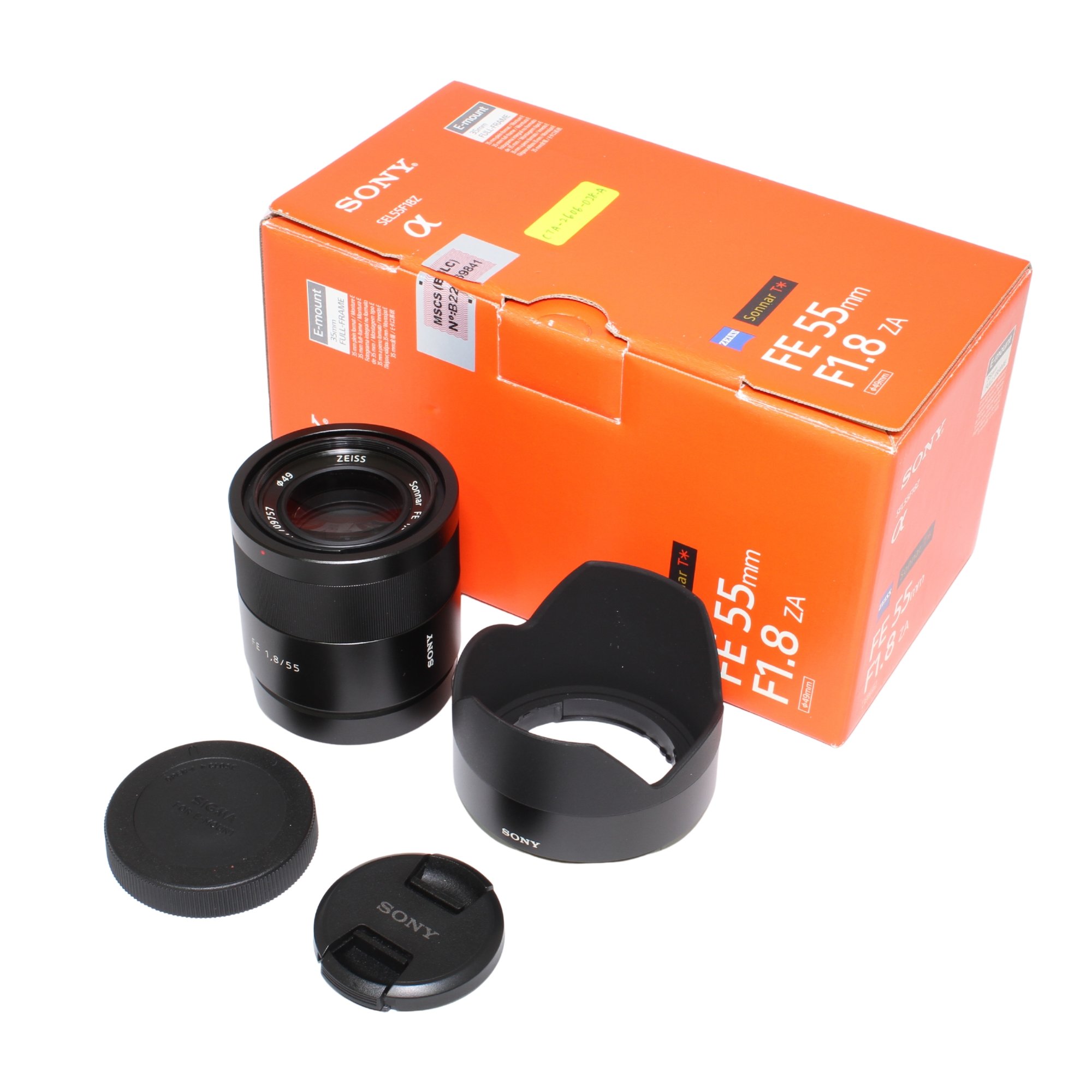 USED] Sony FE 55mm f/1.8 Zeiss Sonnar T* ZA Lens (S/N: 0506917