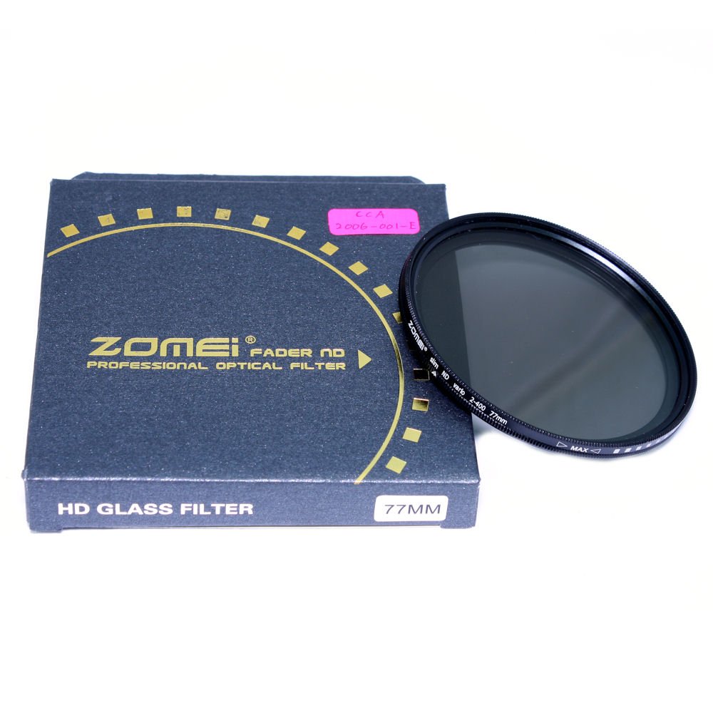 ZOMEI ND-Fader Filter 67 Mm – Einstellbar Von ND2 Bis ND400, Mit Optischem AGC-Glas